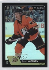 2016-17 O-Pee-Chee Black Rainbow Foil 57/100 Sami Vatanen #16 0c3