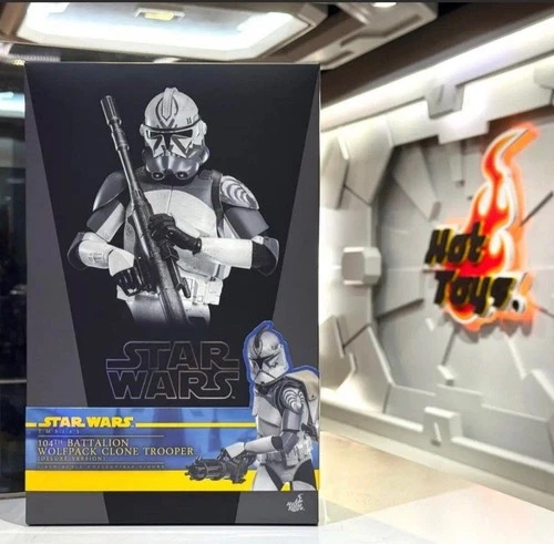Hot Toys TMS143 104th Battalion Wolfpack Clone Trooper Deluxe Figur - Bild 1 von 11