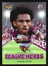 2026 NRL SELECT HEROES LEAGUE HEADS CARD - [MANLY SEA EAGLES] - LH54 Jason SAAB