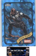 2025 Topps Topps Chrome Marvel Sapphire 193 Nick Fury Marvel