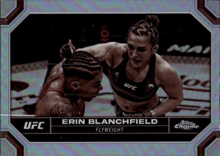2024 Topps Chrome UFC Erin Blanchfield #65 Sepia Refractor 19J