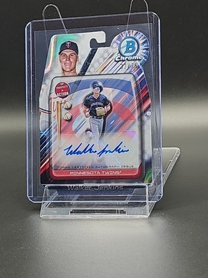 Walker Jenkins 2024 Bowman Draft in Action Auto BIA-WJ /75 Twins  