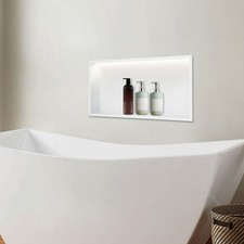 LED Shower Niche Shower Niche with Lighting Bathroom Recessed Wall Shelf