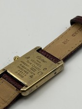 Ladies Must de Cartier Tank Vermeil 925 Quartz Watch w/ Box & Papers - Serviced 8