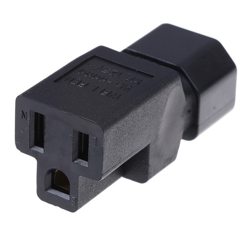 New C14 to Nema 5-15R PDU USP power adapter IEC male to US female adapter p-b - Afbeelding 10 van 11