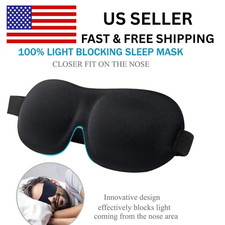 Sleep Eye Mask 3D For Side Sleeper Men Women, Zero Eye Pressure Relax Rest Mask