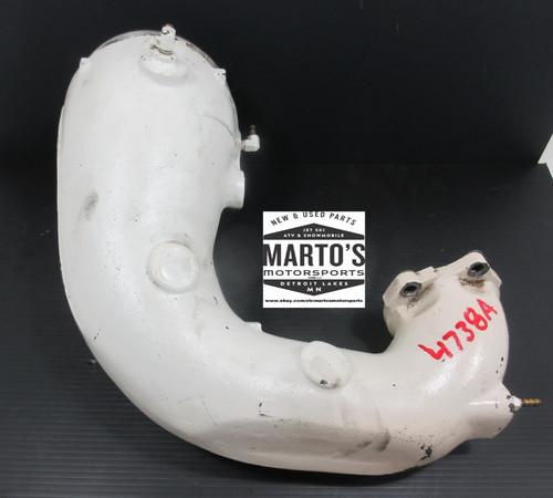 OEM SEA DOO 1997.5 1998 GSX LIMITED GREY GHOST 951 WHITE EXHAUST HEAD PIPE