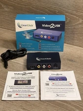 ClearClick Video To USB 1080P HDMI RCA AV Video Capture & Live Streaming Device