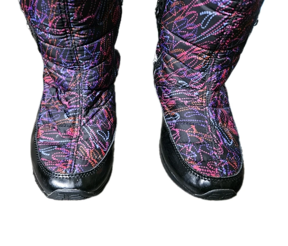 Botas de invierno hinchadas con estampado de piel sintética Baby Phat Cat talla 6,5 Y2K/80 DE COLECCIÓN *RARAS* Foto 2 de 4