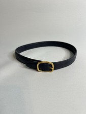 Vintage Hermes Waist Belt Kids Xs Blue 24 Inch