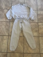 FOG ESSENTIALS Sweatshirt and Joggers Set Small Tan
