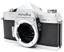 Exc 5 Minolta SR-1 SLR 35mm Film Camera Silver Body From JAPAN 2698687