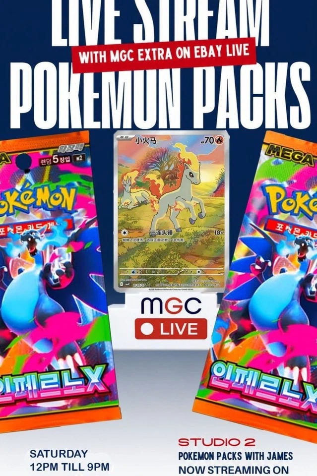 SATURDAY HANG TIME W/JAMES JAP/CHIN/KOR POKEMON PACKS ALL DAY