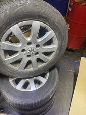OEM Volkswagen Alloy Wheels VW Golf MK5 / MK6 15-inch OEM Multi-spoke Alloys X4