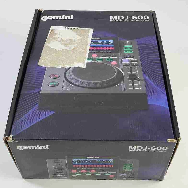 Gemini MDJ-600 Professional DJ USB CD CDJ Media Player - NIB - Image 4 of 4