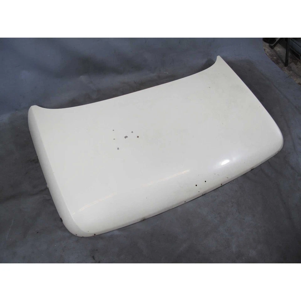 1967-1976 BMW 114 1602 2002 Coupe Rear Trunk Deck Lid Cover Chamonix White - Image 2 of 4