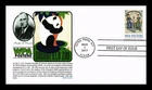 DR JIM STAMPS US COVER WPA POSTERS WORK PAYS AMERICA FDC PANDA CACHET