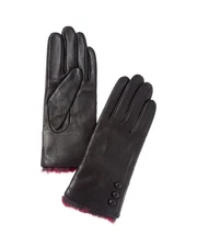 Surell Accessories Leather Gloves Women's