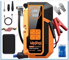Jump Starter with Air Compressor, 4000A Battery Jumper Starter Portable 8L G...