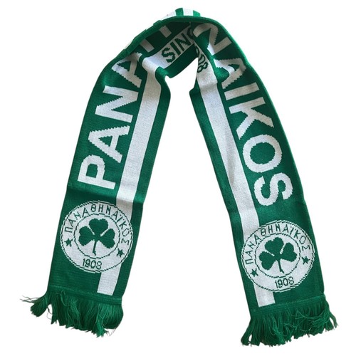Panathinaikos Scarf Reversible Knitted Basketball Football Scarf Athens Greece - Picture 5 of 6