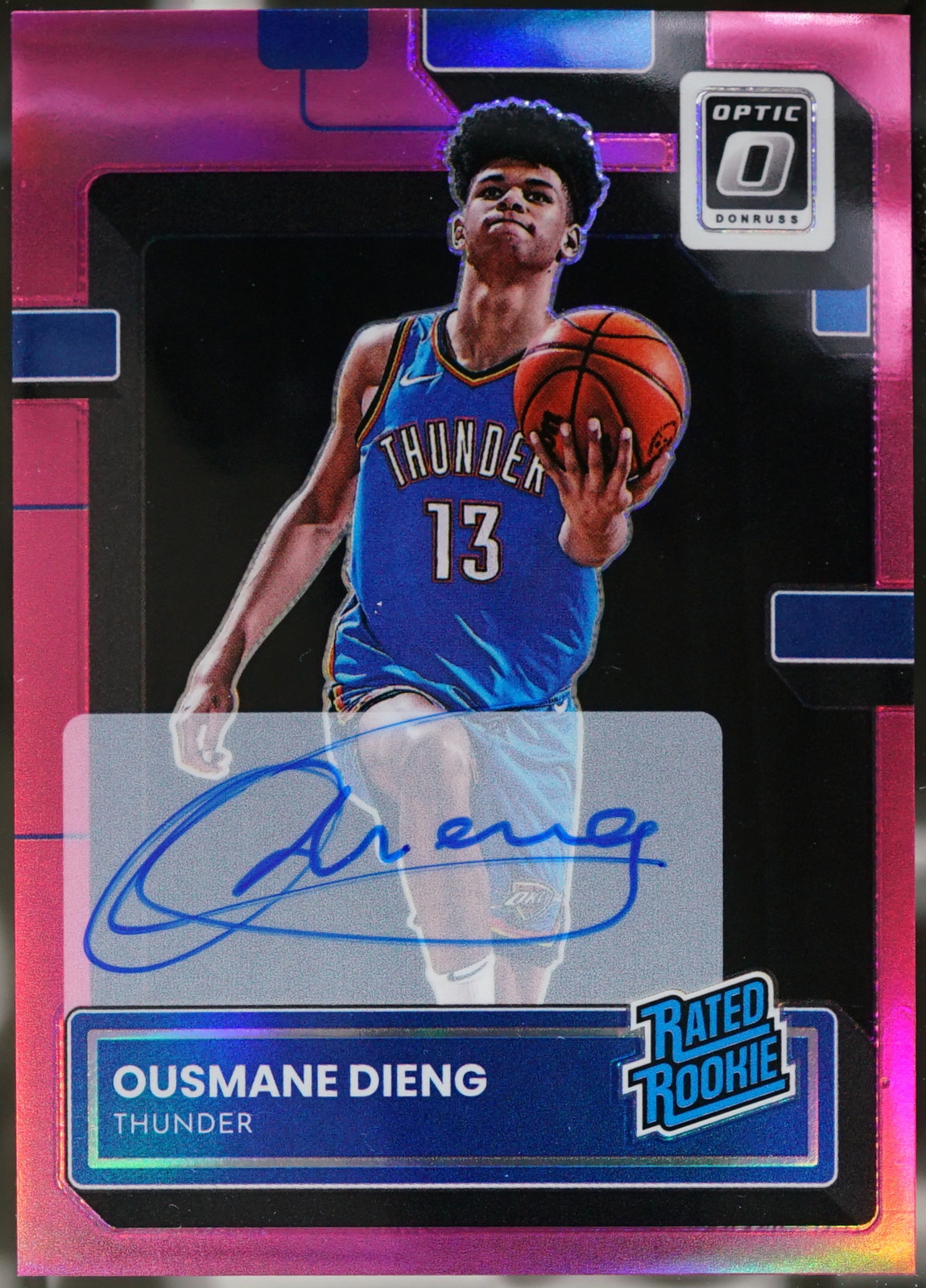 2022-23 Donruss Optic - Rated Rookies Signatures Fast Ousmane Dieng #220 NM