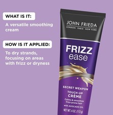 John Frieda Anti Frizz, Frizz Ease Secret Weapon Touch-Up Cr me, Anti-Frizz 4oz