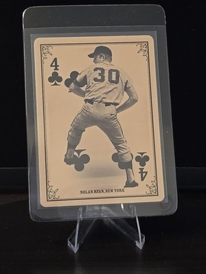 2013 Panini Golden Age Playing Cards NOLAN RYAN New York Mets 4 of Clubs