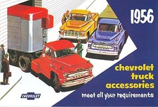 1956 Chevrolet Truck Genuine Accessories Brochure 1956 Chevrolet Truck Genuine Accessories Brochure