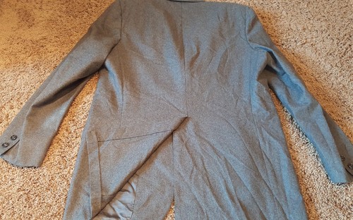 H Freeman & Son Mens Naturalaire Wool Sport Coat Gray Flanel 3 Button Size 42 - Picture 9 of 9