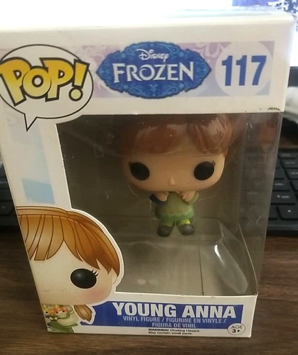 DISNEY FROZEN SERIES 1 "YOUNG ANNA" FUNKO POP VINYL FIGURINE, NEW IN BOX #117