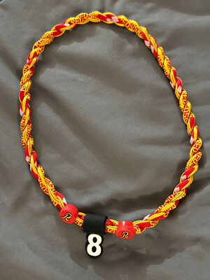Washington Redskins BRIAN ROBINSON JR. #8 Double Rope Team Necklace 22'' FAST!