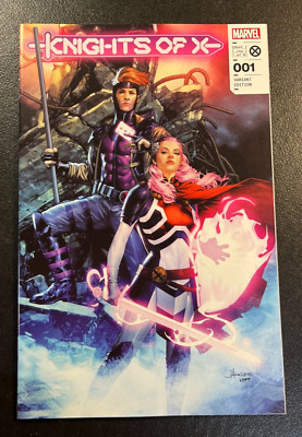 Knights of X 1 VARIANT Jay Anacleto Gambit appearance V 2 Marvel X Men Avengers