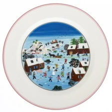 Villeroy Boch Naif Christmas Dinner Plate New