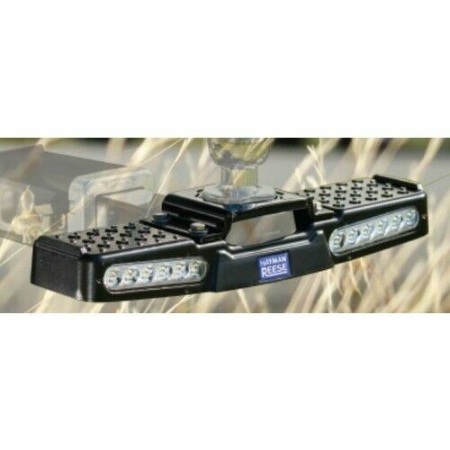 Hayman Reese Hitch Step + 12V LED Lights. Rated 150Kg Aluminium - Picture 1 of 5