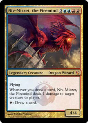 NIV-MIZZET, THE FIREMIND FOIL X4 4 4X Izzet vs Golgari MTG Magic