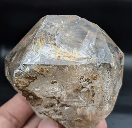 Enhydro Window Quartz crystal with moving water drops inside, Sceptre formation - Picture 5 of 12