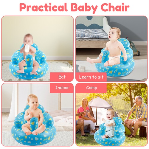 Baby Inflatable Seat Portable Inflatable Baby Chair Stable Baby Sit .a - Picture 8 of 14