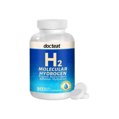 H2 Molekular Wasserstoff Potent Antioxidant & Better Hydration 90pcs GKU HOT SCK
