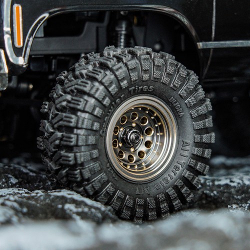 INJORA Brass 1.0 Beadlock -2.65mm Offset Wheel Rims for SCX24 AX24 TRX4M FCX24 - Picture 13 of 22