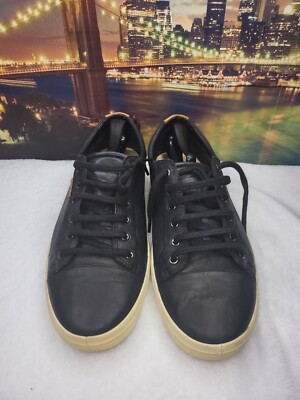 ECCO Shoes Mens Sz 12 Black Sneaker Luxury Soft Leather  display picture 1
