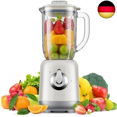 Standmixer, Smoothie Maker für schnelles 3D-Mehrwinkelschneiden, Mixer mit 2 