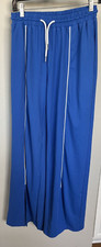 Daisy Street Blue Flare Pants-Split Bottoms -Women's Size Medium NEW