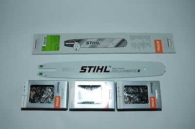 4813 Stihl LIGHT 04 Schiene Schwert 40cm  1,3  3/8''P  + 3x PMX Kette