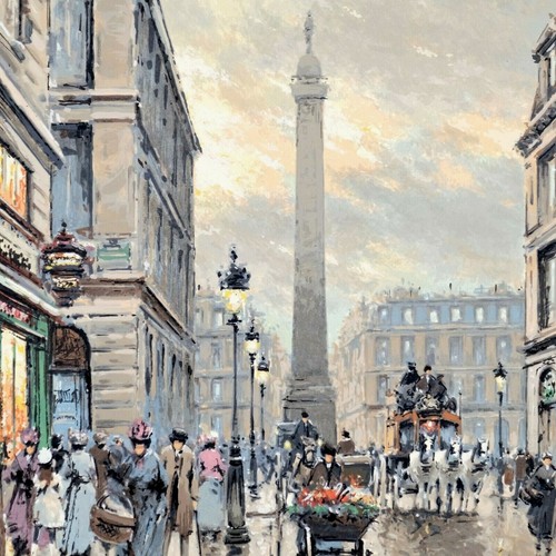 Antoine Boulet Pariser Boulevard signiert & nummeriert LXVI/C L.E. Serigrafie Exclnt - Bild 7 von 9