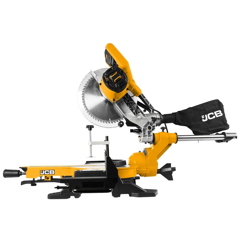 JCB Electric Sliding Mitre Saw, Corded, 254mm 10" Disc Cutter 2000W, 230-240V 3