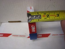 3M WHITE  RED Reflective Diagonal Stripe Conspicuity Tape 5/8" x 50' LOGO