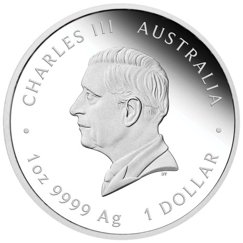 2025 $1 Year of the Snake Colour 1oz Silver Proof Coin - Presale - Picture 3 of 5