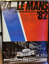 Porsche 24 Hrs of Le Mans 1982 Original large Factory Poster 30x40 New photos!