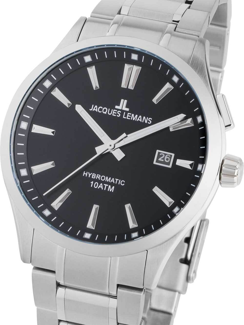 Jacques Lemans 1-2130G Гибридный Herrenuhr 42 мм 10ATM