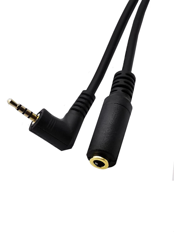 New AUX 2.5mm Male to 3.5mm Female Cable Headphone Adapter Socket AV Mic 15cm AU - Image 2 of 3